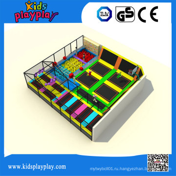 Kidsplayplay Детский игровой центр оптом крытый батут кровать для взрослых